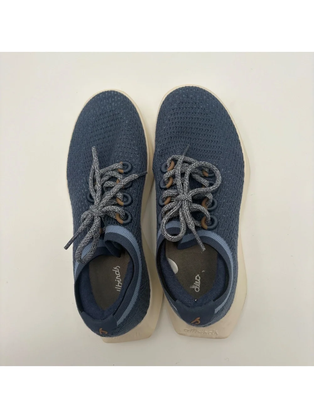 Allbirds $135 Womens Tree Dasher 2 8.5 Running Sneakers Navy Blue Outdoor Casual